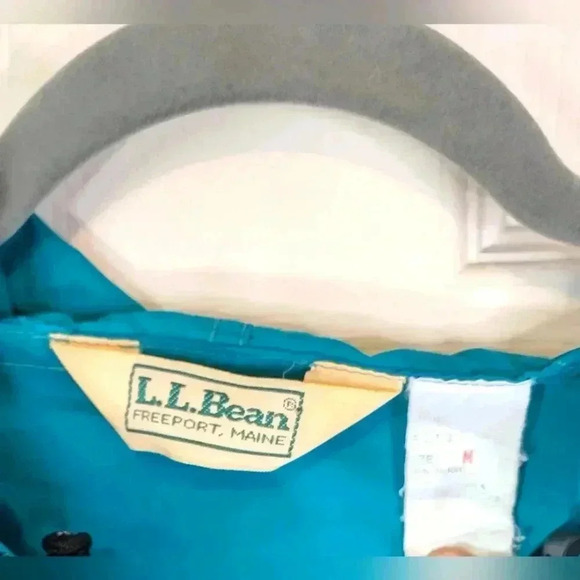 Vintage 90's LL Bean women's blue windbreaker size medium‎ - Picture 2 of 6